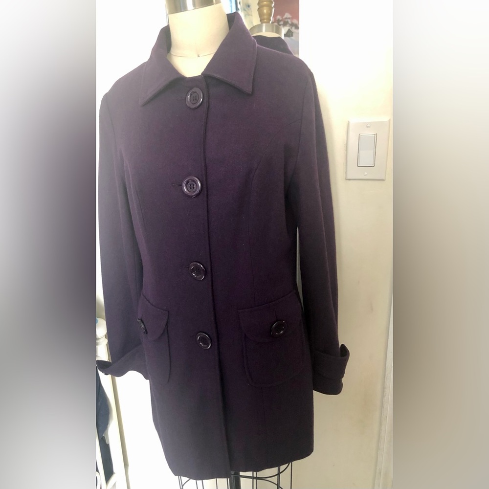 Womenswear basic edge Jacket purple